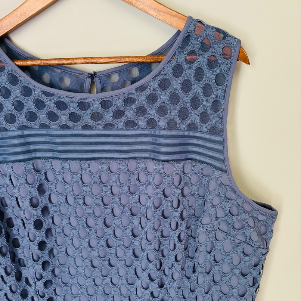 Lane Bryant Crochet Mesh Fit and Flare Dress Size 24 - Picture 6 of 8